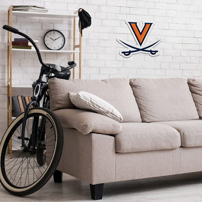 University of Virginia Cavaliers Soft Felt Pennant, Primary Design, Shape Cut, 18 Inch, Easy To Hang