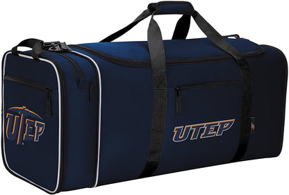 Texas El Paso UTEP Miners Duffel Bag Premium Team Color Heavy Duty Steal Design University of