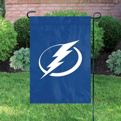 Tampa Bay Lightning Premium Garden Flag Banner Applique Embroidered 12.5x18 Inch