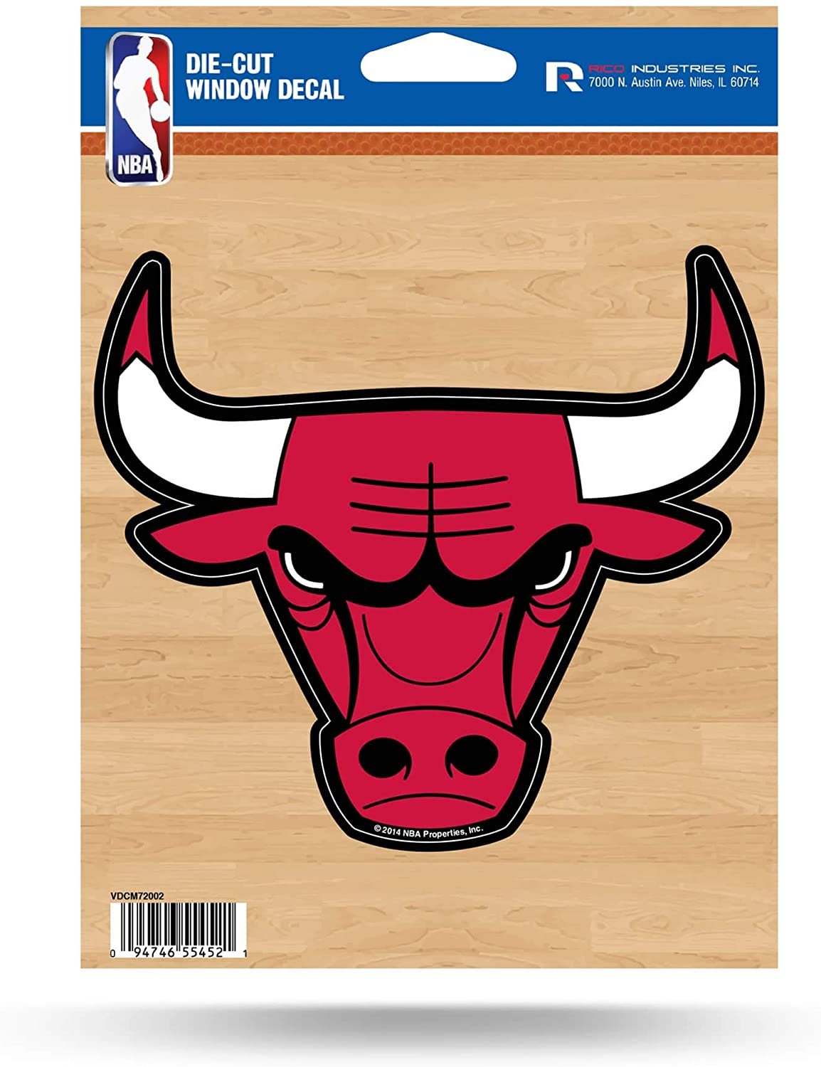 Chicago Bulls 5 Inch Decal Sticker Die Cut Flat Vinyl