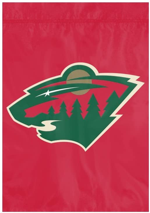 Minnesota Wild Premium Garden Flag Banner, Emroidered, 13x18 Inch
