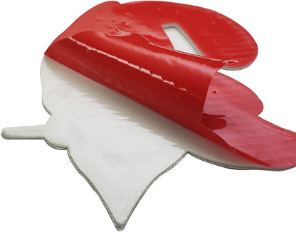 Oklahoma State University Cowboys Color Auto Emblem State Flag Design Aluminum Metal