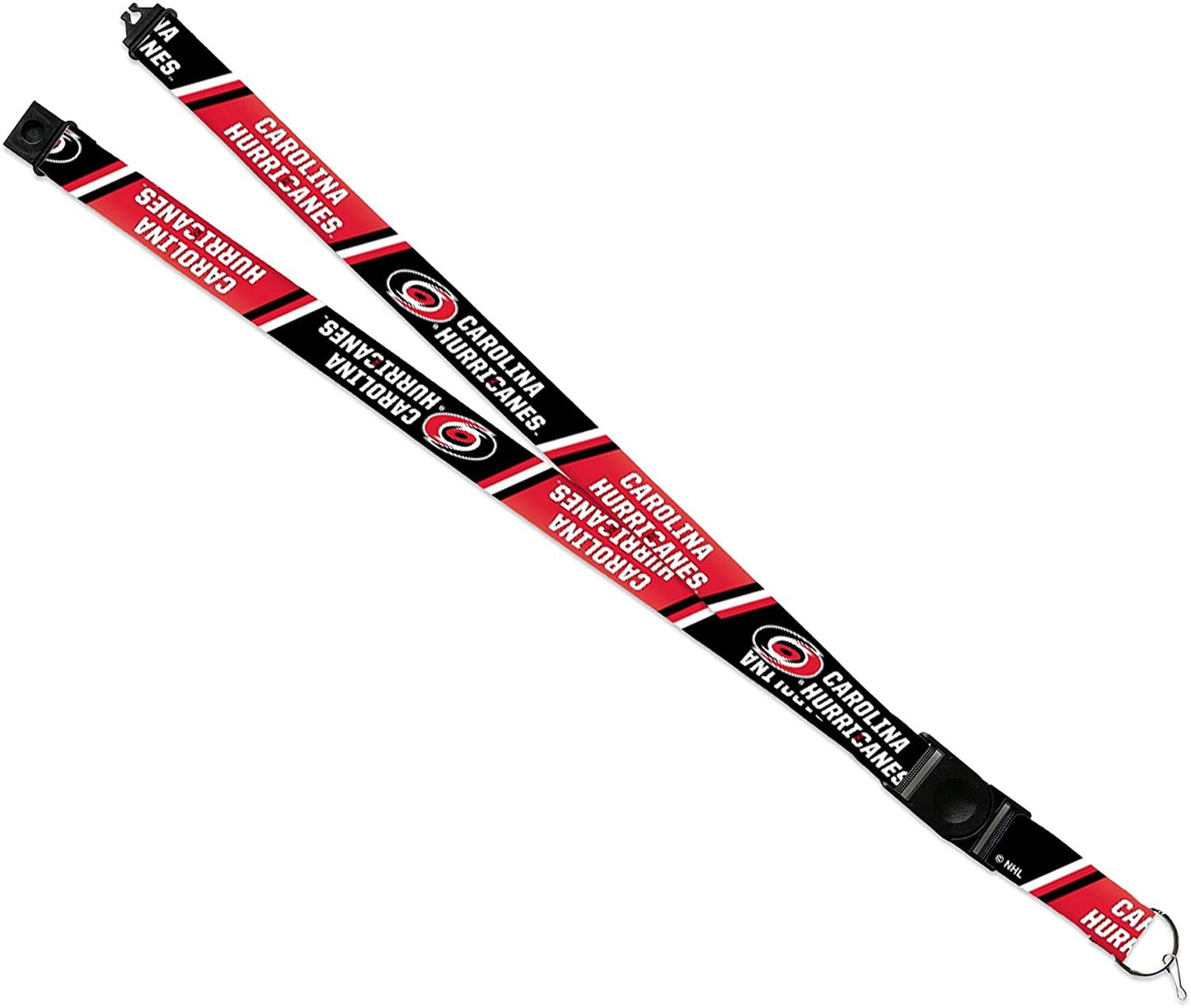 Carolina Hurricanes Lanyard Keychain Safety Breakaway Double Sided