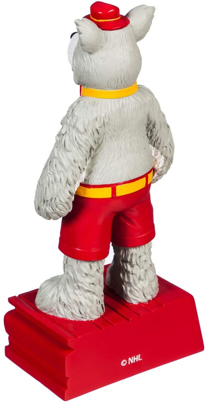 Calgary Flames 12 Inch Mascot Tiki Totem Garden Statue Resin Indoor Outdoor Use