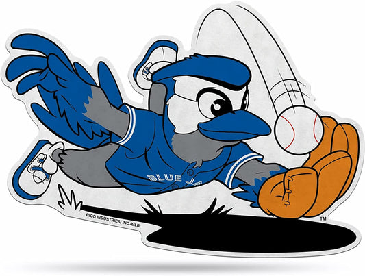 Toronto Blue Jays Pennant Shape Cut Mascot Design