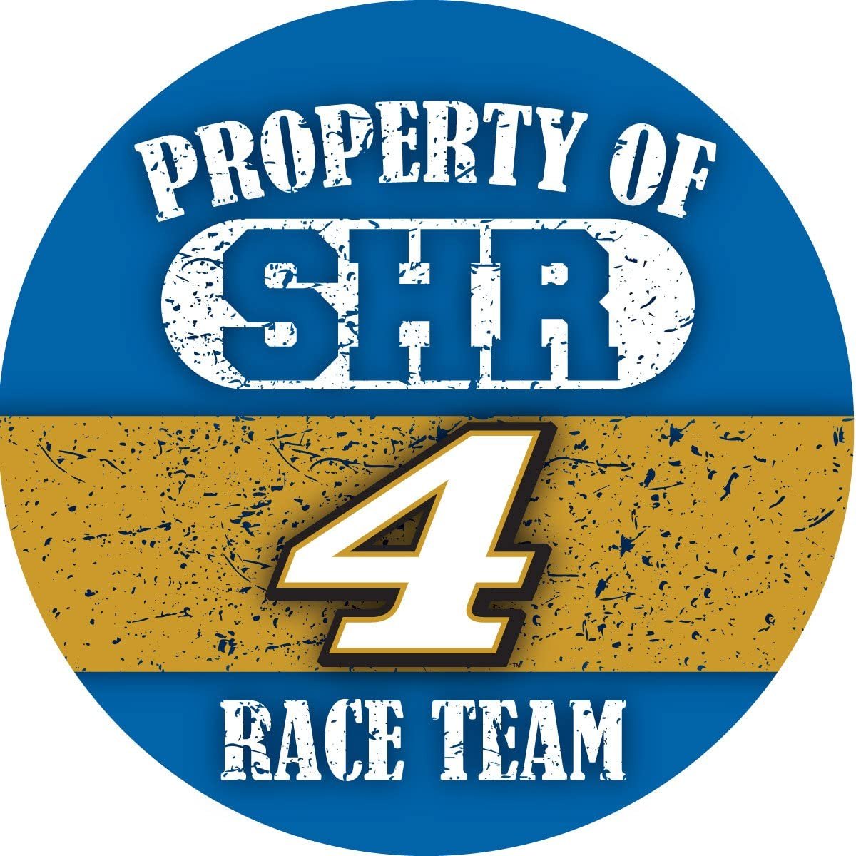 Kevin Harvick #4 Property of XXL DECAL 4" Round Vinyl Auto Home Nascar Racing