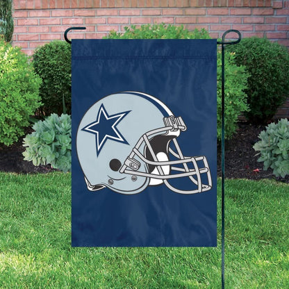 Dallas Cowboys Premium Garden Flag Banner Embroidered Applique 12x18 Inches