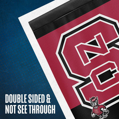 University of Kansas Jayhawks Premium Double Sided Garden Flag, Country Design, 13x18 Inch, Display Pole Sold Separately