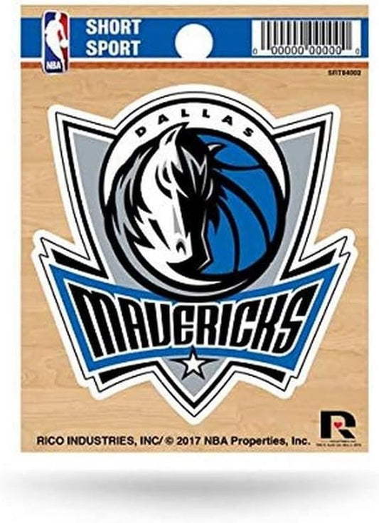 Dallas Mavericks 3 Inch Decal Sticker, Flat Vinyl Die Cut, Full Adhesive Backing