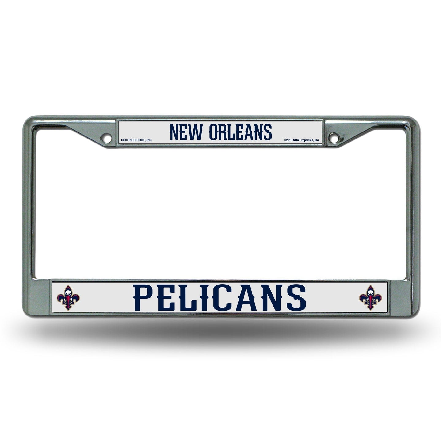 Rico New Orleans Hornets Chrome License Plate Frame