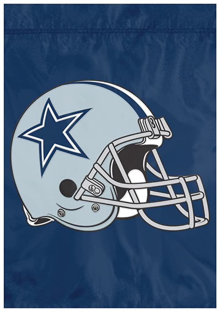 Dallas Cowboys Premium Garden Flag Banner Embroidered Applique 12x18 Inches
