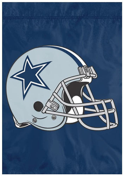 Dallas Cowboys Premium Garden Flag Banner Embroidered Applique 12x18 Inches
