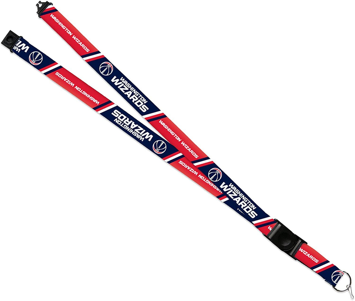 Washington Wizards Premium Lanyard Keychain 18 Inch Button Clip Safety Breakaway