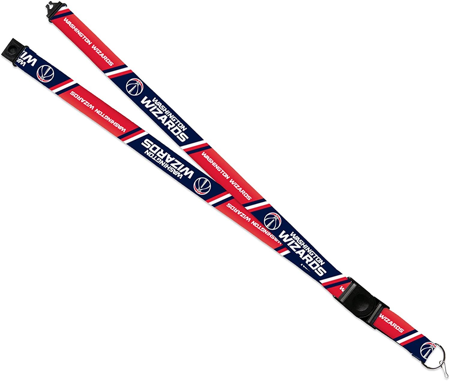 Washington Wizards Premium Lanyard Keychain 18 Inch Button Clip Safety Breakaway