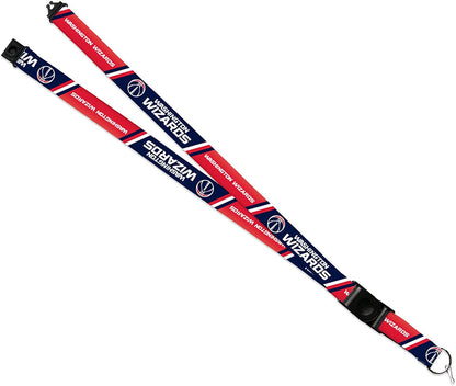 Washington Wizards Premium Lanyard Keychain 18 Inch Button Clip Safety Breakaway