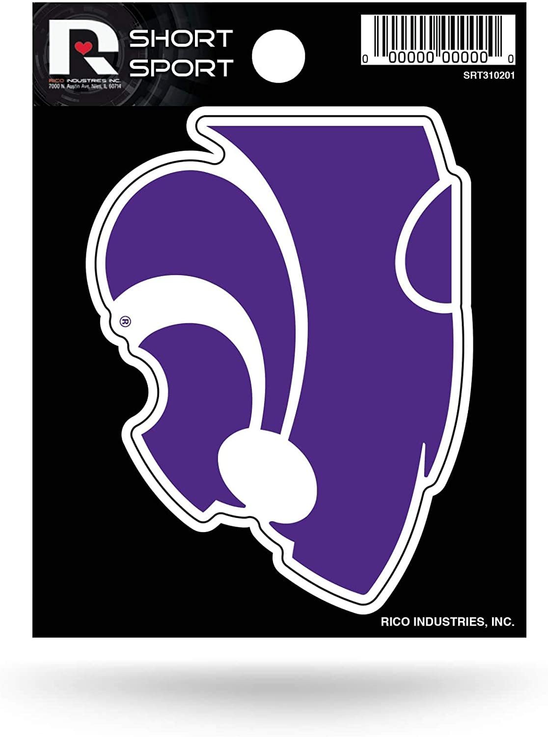 Kansas State University Wildcats 3 Inch Decal Sticker Die Cut Flat Vinyl Full Adhesive Backing