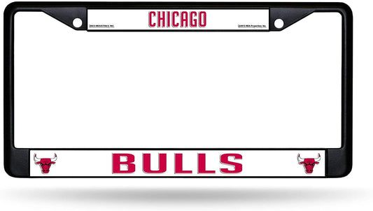 Rico Industries NBA Chicago Bulls Standard Chrome License Plate Frame