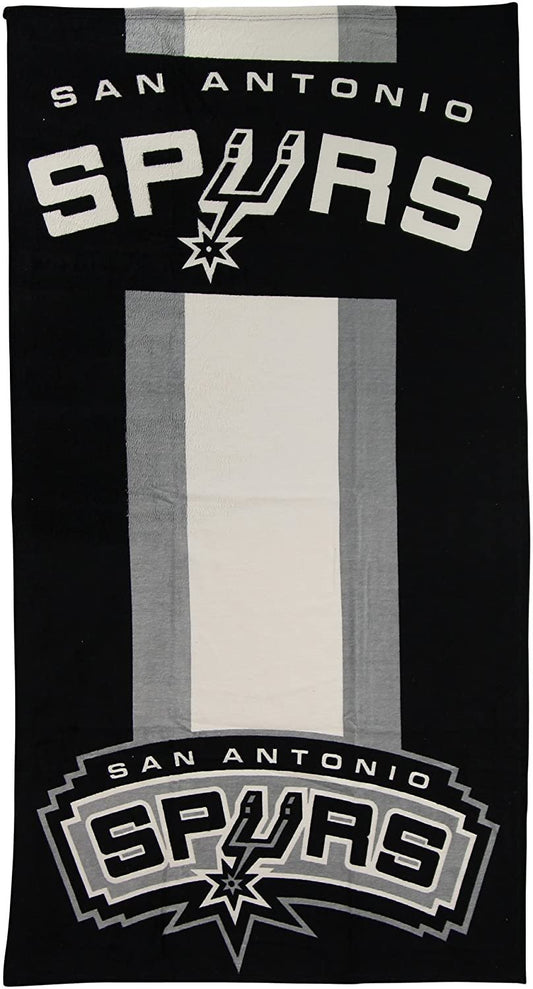 San Antonio Spurs 30x60 Inch Beach Towel, Zone Read Design