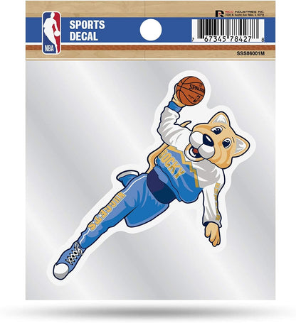 Denver Nuggets 4x4 Decal Sticker Mascot Logo Premium with Clear Backing Flat Vinyl Auto Home NBA