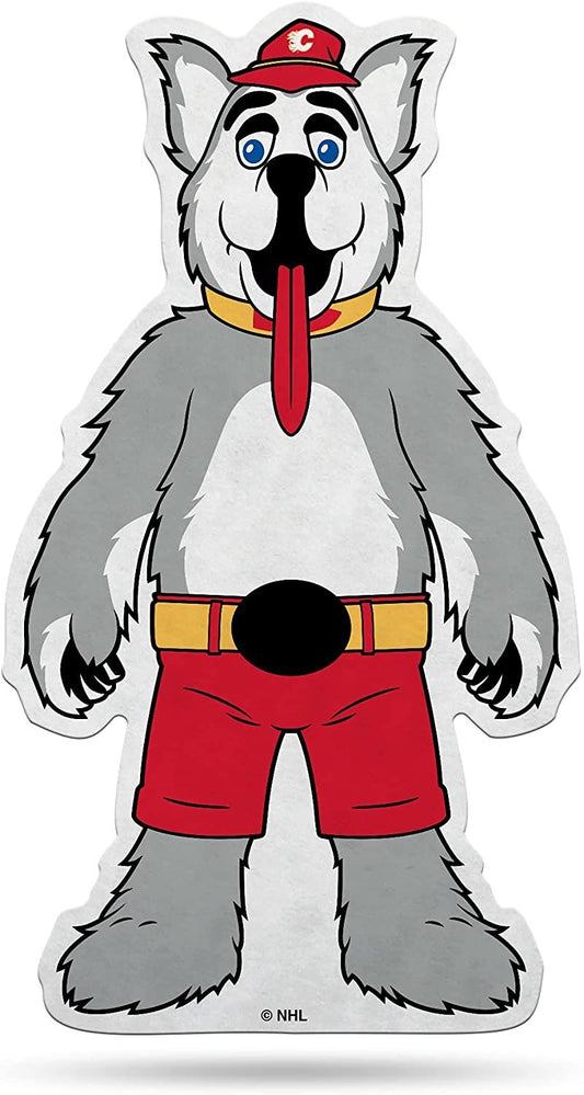 Calgary Flames MASCOT Design Pennant Soft Felt 18 Inch