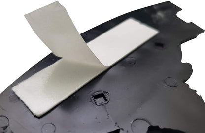 St Louis Blues Auto Emblem, Silver Chrome Color, Molded, Raised, Adhesive Tape Backing, 3 Inch