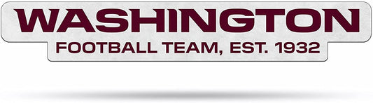 Washington Commanders Football Team Soft Felt Pennant, Logo Design, Shape Cut, 18 Inch, Easy To Hang
