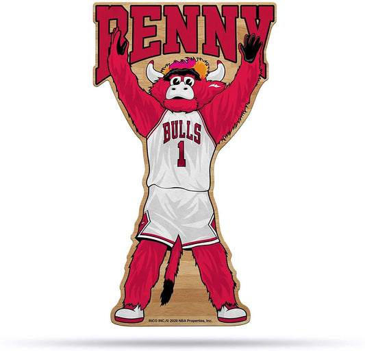 Chicago Bulls 18" Mascot Shape Pennant Soft Felt