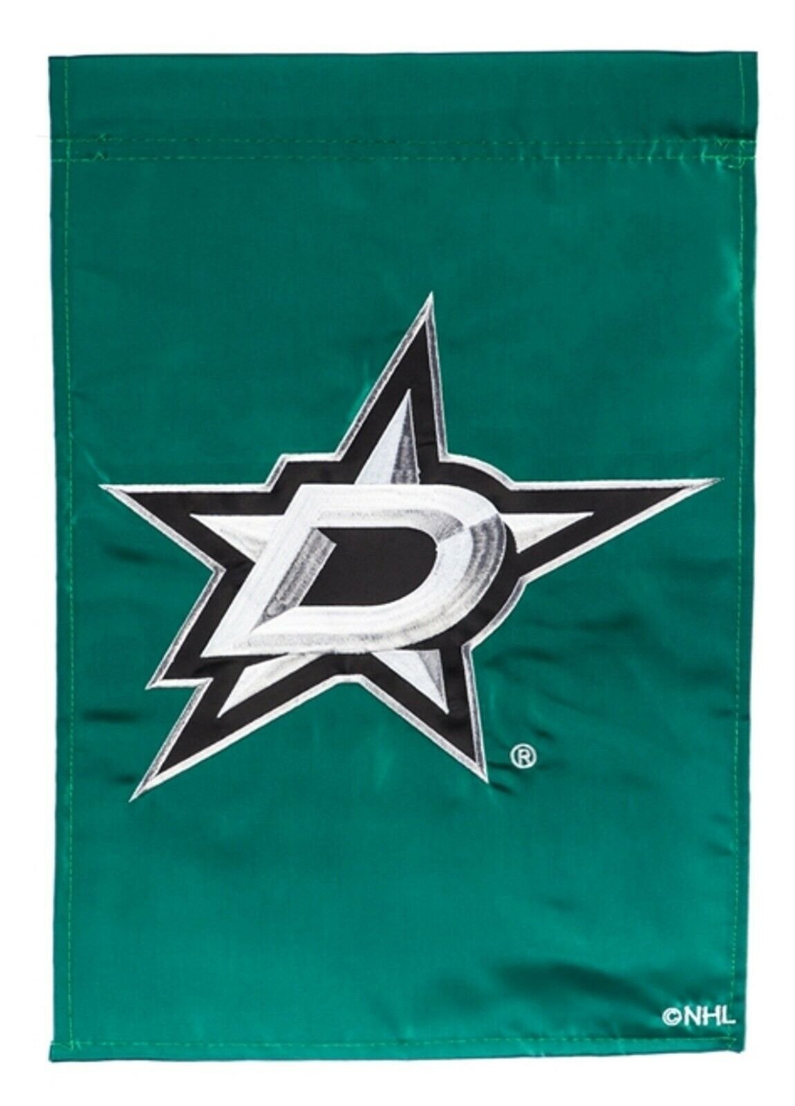 Dallas Stars Premium 2-Sided 28x44 Banner Applique Embroidered House Flag Hockey