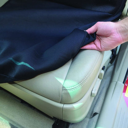 University of Maryland Terrapins Premium Embroidered Black Auto Bucket Seat Cover, 48x20 Inch, Elastic