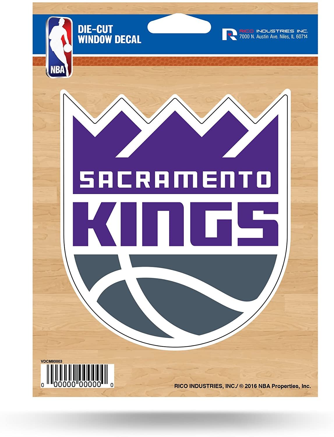 Sacramento Kings 5 Inch Decal Sticker Die Cut Flat Vinyl