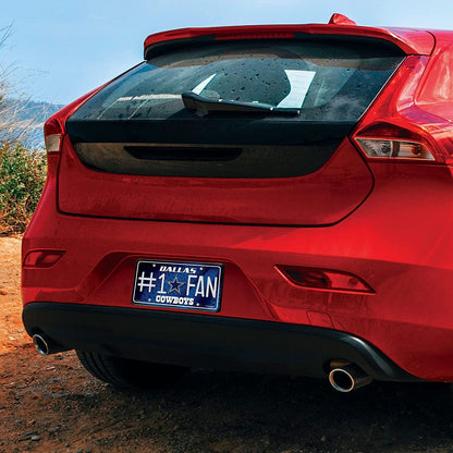 Dallas Cowboys #1 Fan Metal License Plate Tag Aluminum Novelty 12x6 Inch