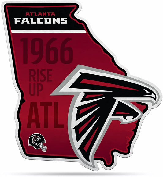 Atlanta Falcons Pennant State Shape 18 Inch Soft Felt