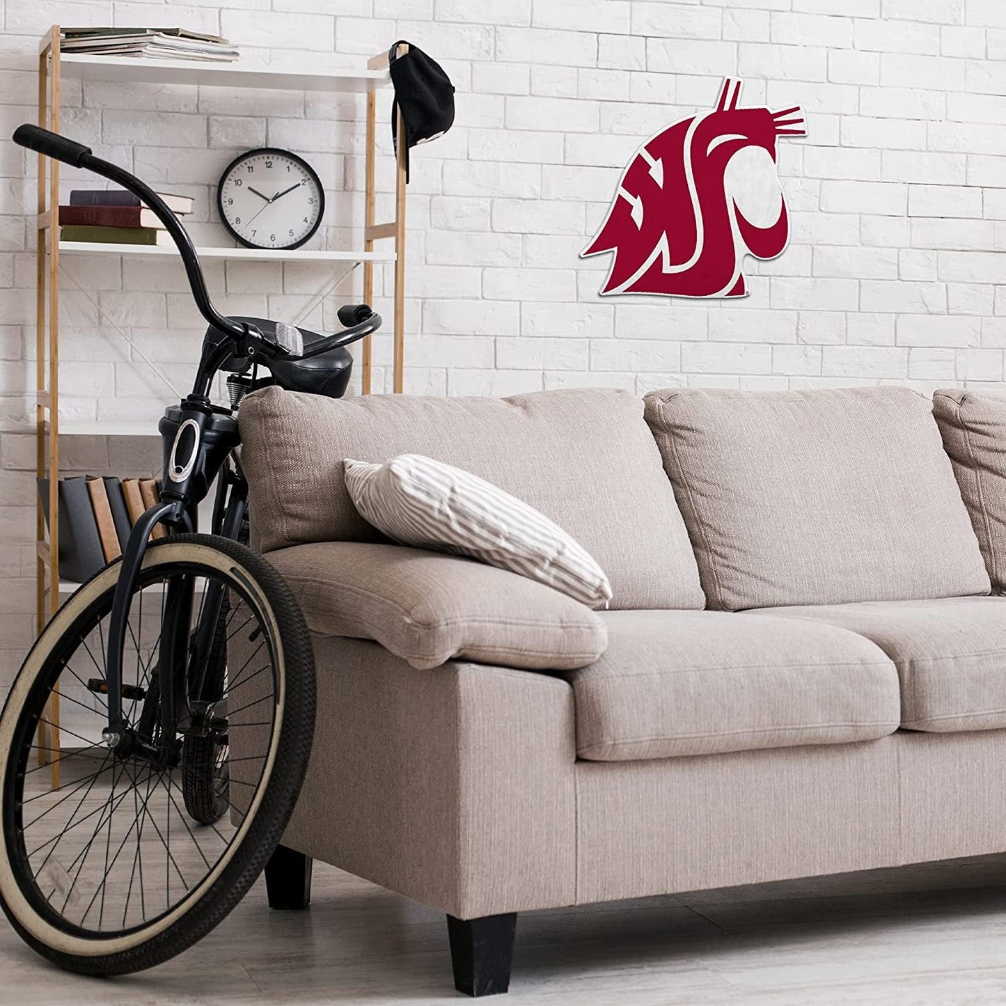 Washington State University Cougars Soft Felt Pennant, Primary Logo, 18 Inch
