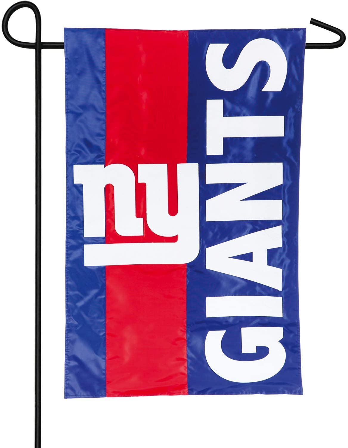 New York Giants Double-Sided Embroidered Logo Applique Flag 12.5 x 18 inches