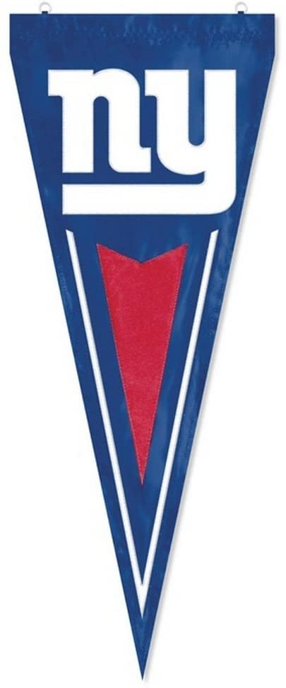 New York Giants 14x34 Inch Garden Flag Banner Yard Pennant Design Embroidered Outdoor