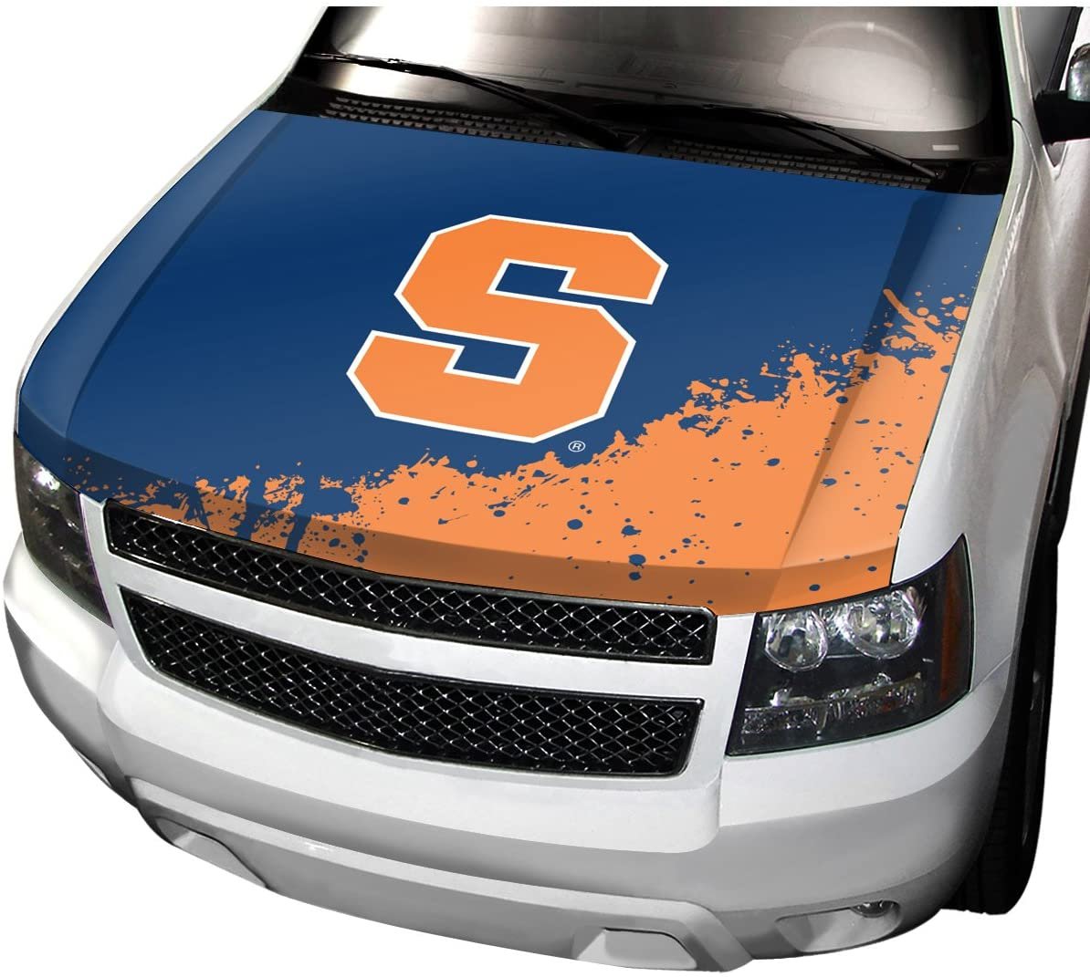 Syracuse University Orange Auto Hood Cover, One Size, One Color