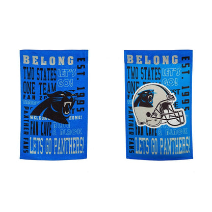 Carolina Panthers Premium Garden Flag Banner, Double Sided, Fan Rules, 13x18 Inch