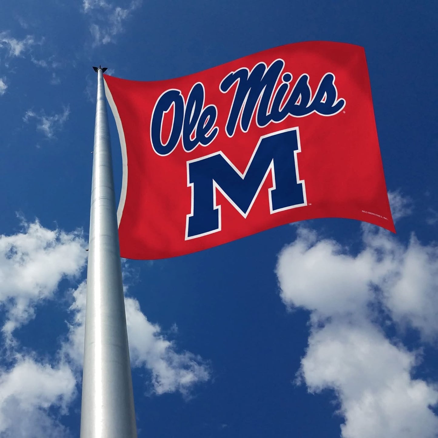 University of Mississippi Rebels Ole Miss 3x5 Foot Flag Banner Metal Grommets Indoor Outdoor