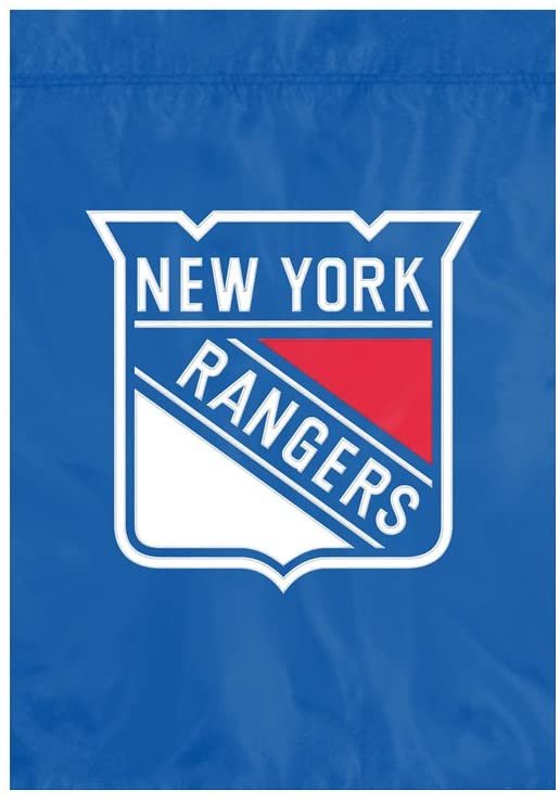 New York Rangers Premium Garden Flag Banner Applique Embroidered 12.5x18 Inch
