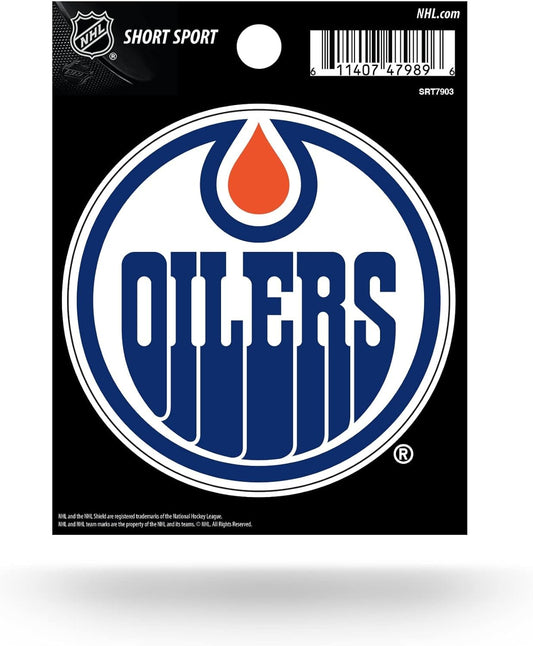 Edmonton Oilers 3 Inch Decal Sticker, Flat Vinyl Die Cut, Full Adhesive Backing