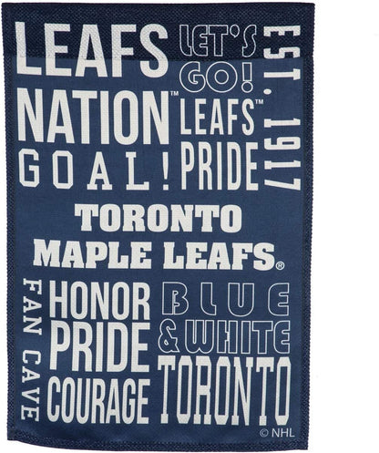 Toronto Maple Leafs Premium Garden Flag Banner, Double Sided, Fan Rules Style, 13x18 Inch