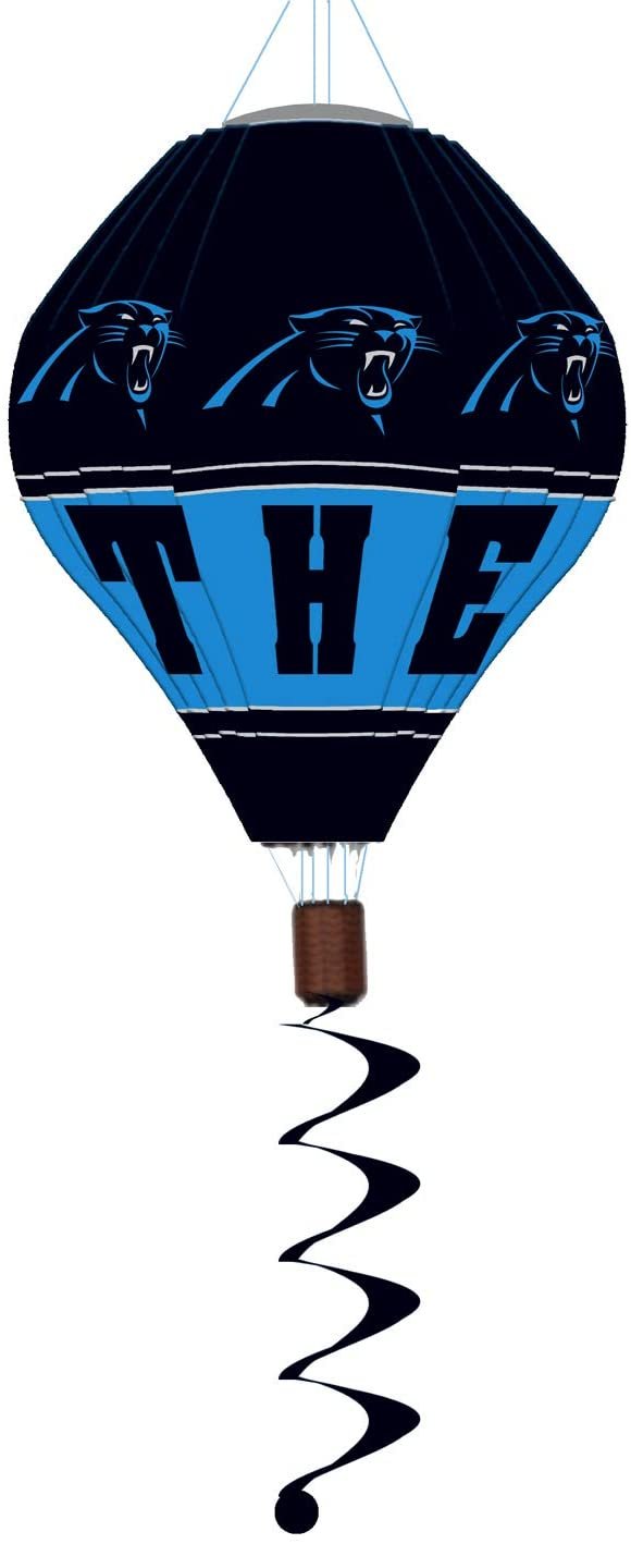 Carolina Panthers Outdoor Balloon Spinner Wind Flag, Hanging Design, 55x15x15 Inch