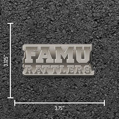 Florida A&M University Rattlers FAMU Auto Emblem Solid Metal Antique Style