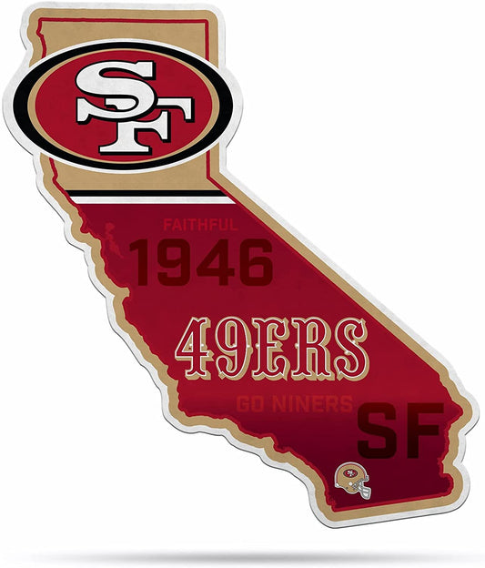 San Francisco 49ers Pennant State Shape 18 Inch Soft Felt