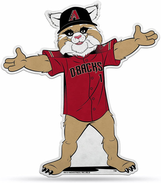 Arizona Diamondbacks Pennant Shape Cut Mascot Design