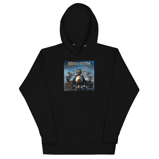 Megadeth Warheads on Foreheads Mens Hoodie Black