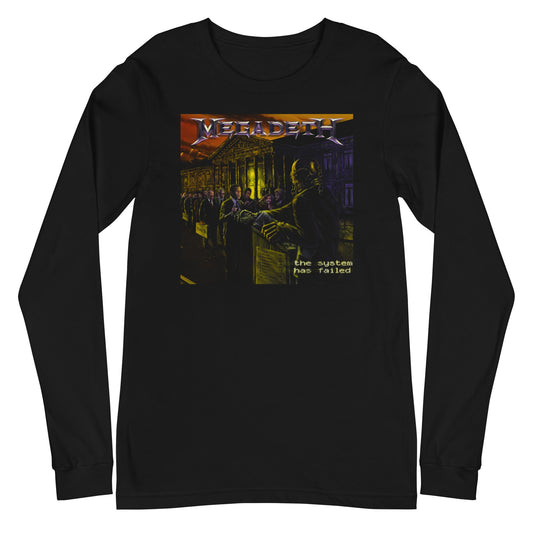 Megadeth The System Has Failed Mens Long Sleeve Shirt Black