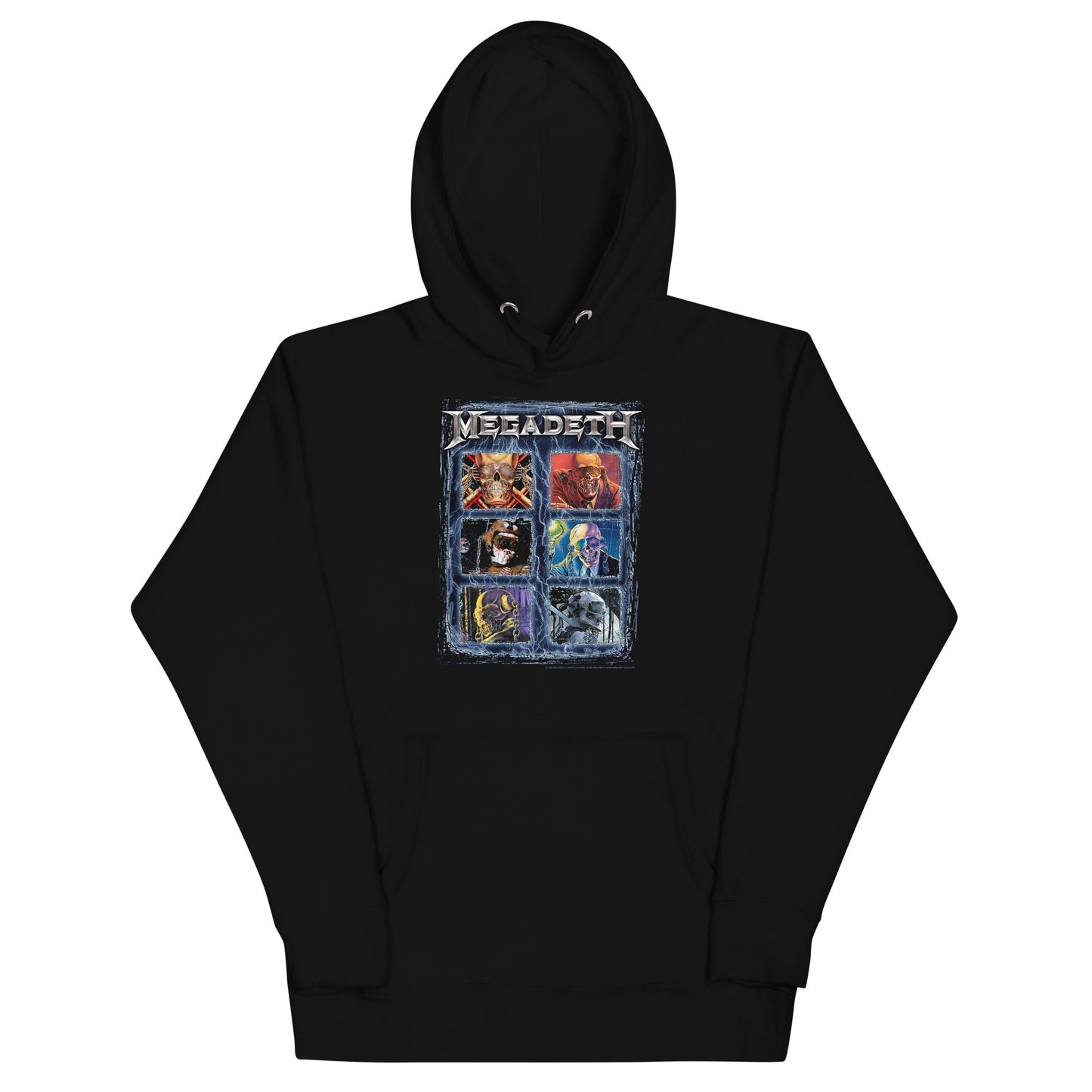 Megadeth Six Vics Mens Hoodie Black