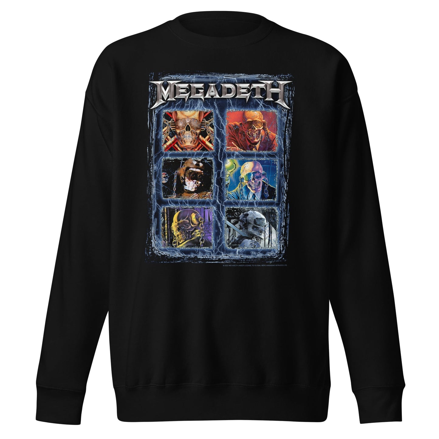 Megadeth Six Vics Mens Sweatshirt Black