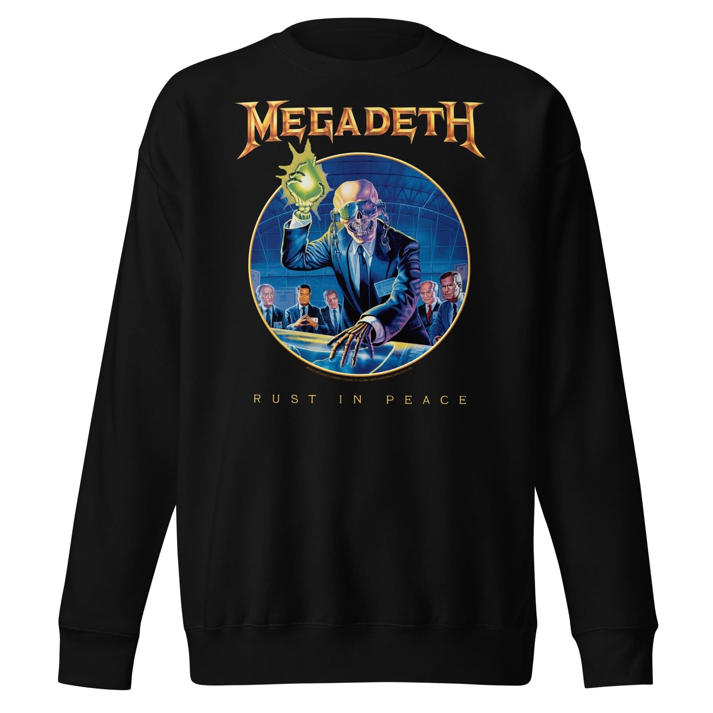 Megadeth Circle of Rust Mens Sweatshirt Black